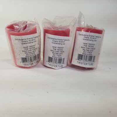 Lot of 3 VORTEX TORNADO MAKER TWISTER TUBE SCIENCE FAIR WATER WEATHER EXPERIMENT