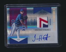 JONATHAN HERNANDEZ 2020 PANINI ABSOLUTE JERSEY SIGNATURES 24/25