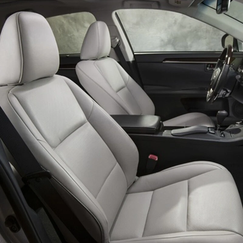 PARA 2013-2024 LEXUS ES300H ES350 MOTOPTES ASIENTOS DE COCHE PERSONALIZADOS FUNDAS DE CUERO DURADERAS Foto 3 de 4