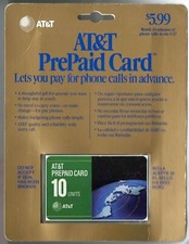 AT T PREPAID CARD New In Package Opened 1993 PRE PAID CARD EXPIRED