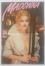 MADONNA TV Week mag centrefold pull out pin up poster Australia Vintage 1992