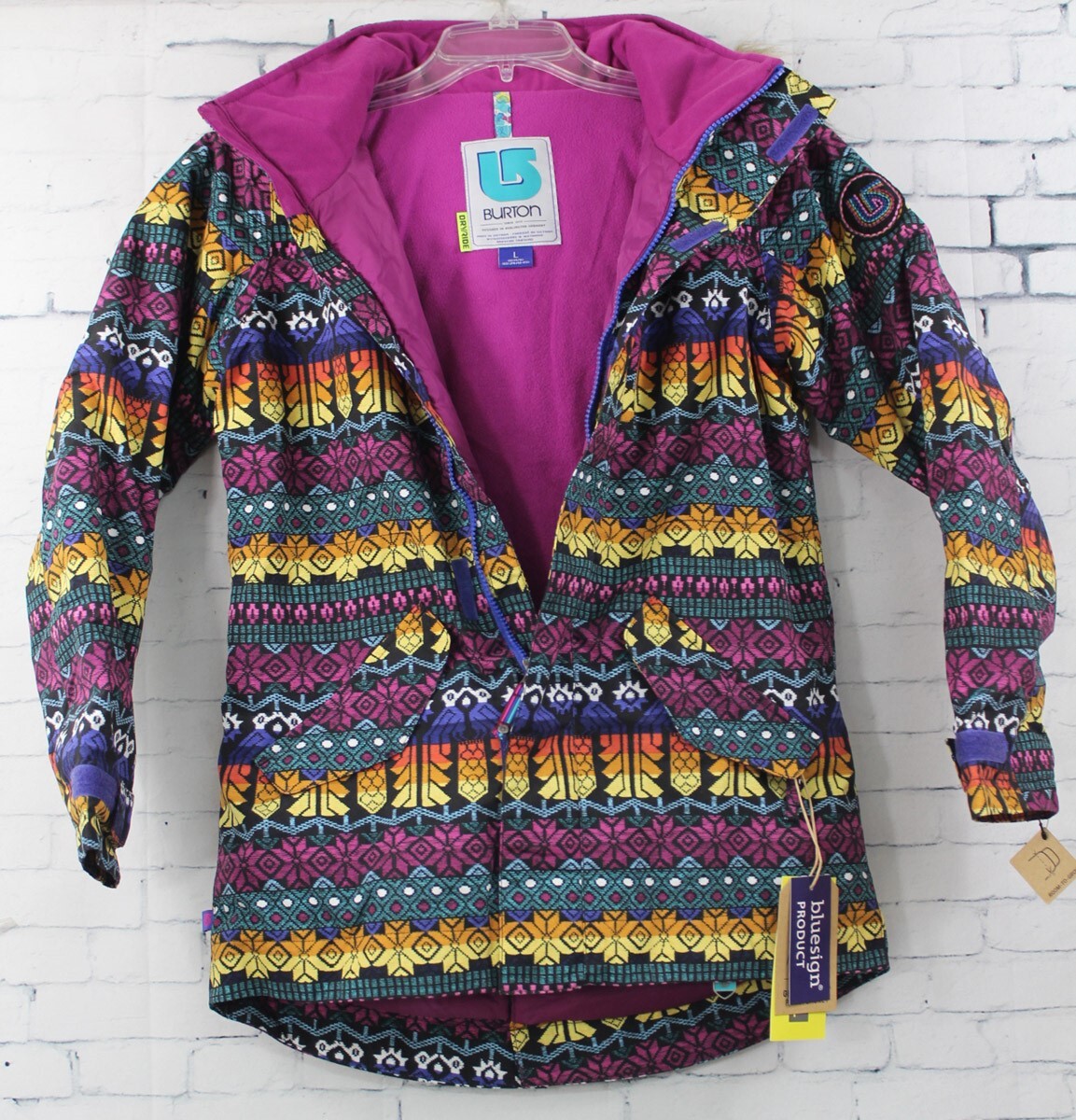 New Burton Girls Youth Aubrey Parka Snowboard Jacket Large 14-16