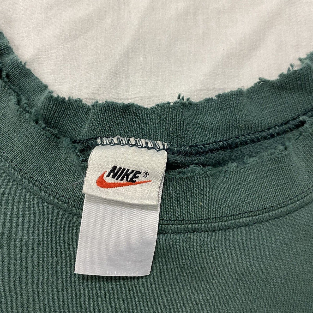 Vintage 90s Nike Tonal Forest Green Crewneck Sweatshirt Vintage 90s Nike Tonal Forest Green Crewneck Sweatshirt