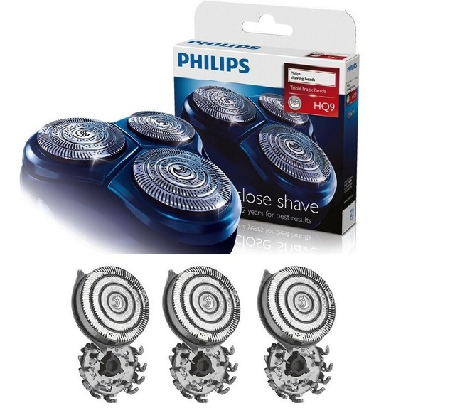 PHILIPS HQ9 Replacement Shaving Heads Original PHILIPS norelco Made In