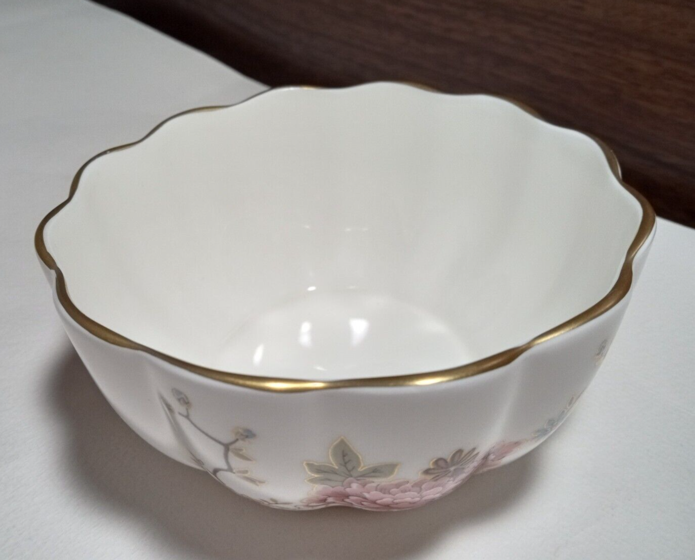 Vintage Royal Doulton Candy Dish Bowl Gold Rimmed Bone China Made in