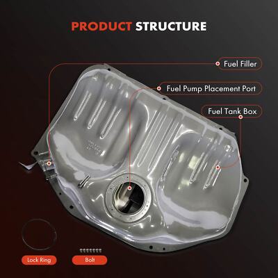 13 Gallons Fuel Gas Tank for Nissan NX 1991 1992 1993 Sentra 1991