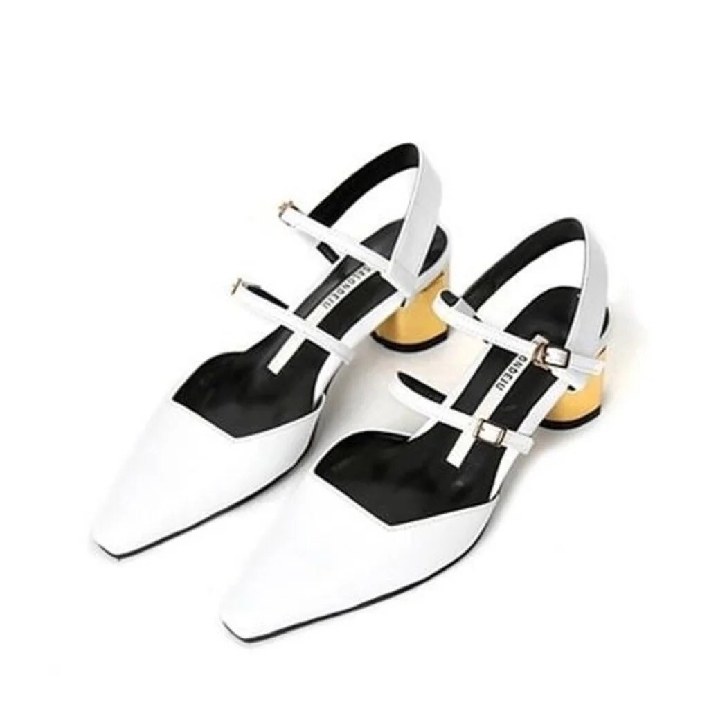 Salondeju Two Strap Slingback Sandals | eBay