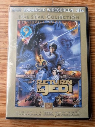 Star Wars Return of the Jedi & Empire Strikes Back 5-Star Collection DVD Sealed - Picture 4 of 6
