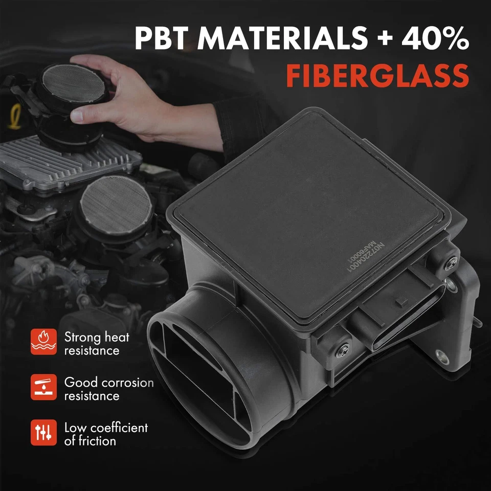 New Mass Air Flow Sensor w/ Housing for Dodge Eagle Summit Mitsubishi Plymouth - Image 3 of 4