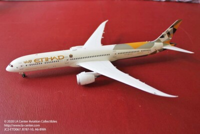 JC Wing Etihad Airways Boeing 787-10 Current Standard Color