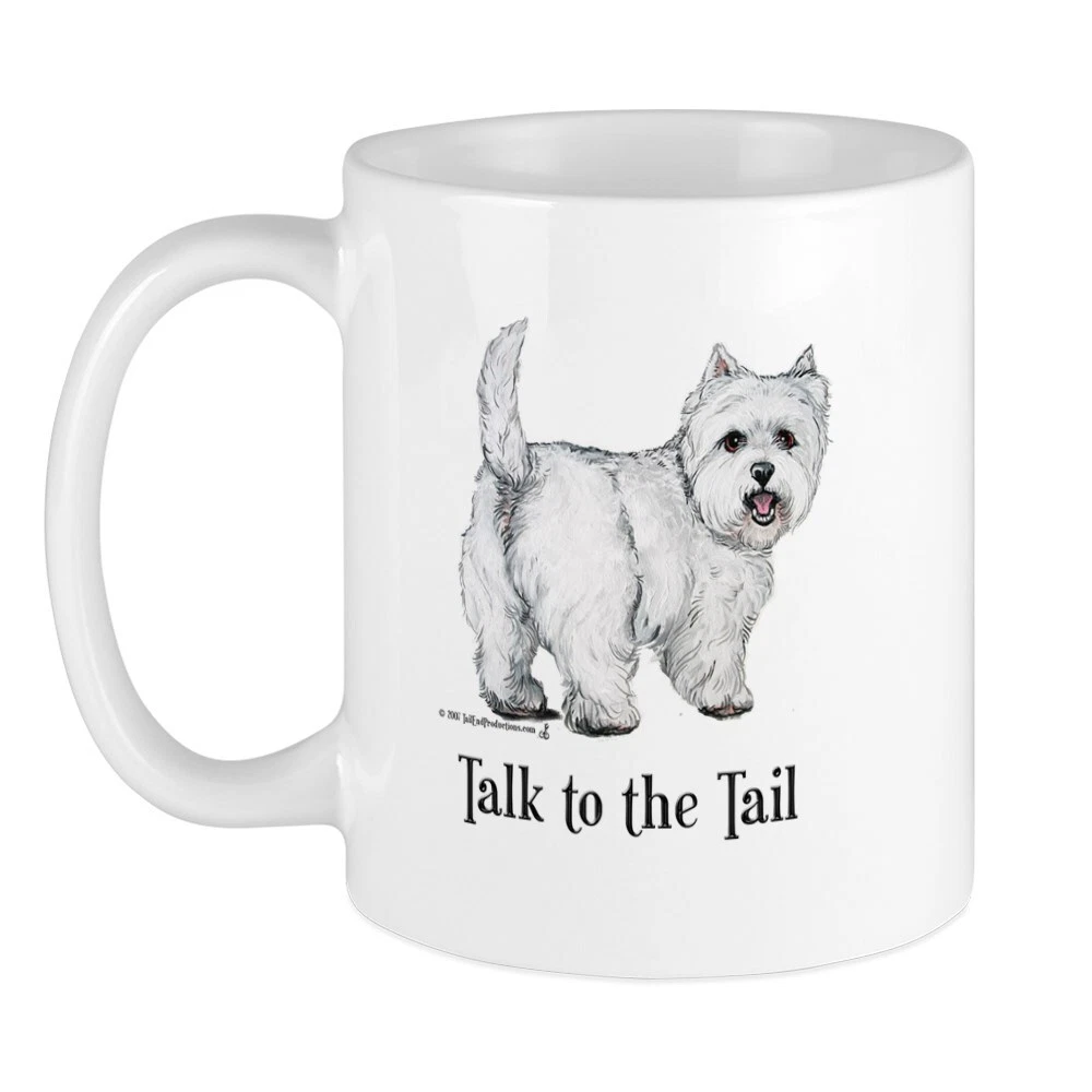 CafePress Westie Talk To The Tail Mug 11 oz Ceramic Mug 202325009