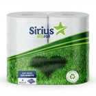 Sirius Eco-Roll Toilet Roll Tissue 4 Rolls Caravan Motorhome Boat Camping