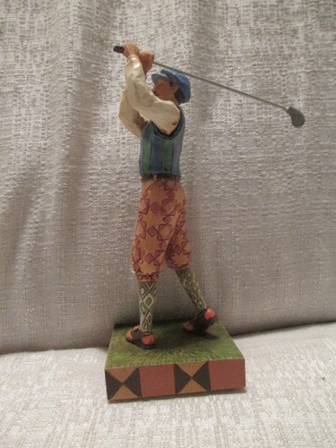 Jim Shore Time for Tee Golfer Golf Figurine 4026886 - Picture 2 of 8