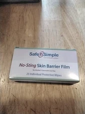 No-Sting sikn barrier film 25 individual wipes lot of 10