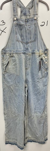 NWT No Boundaries Bib Overalls Wide Leg X XXL 21