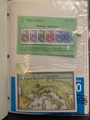 LEGA LOMBARDA - Album contenente francobolli, monete e cartamoneta - (7257) - Bild 8 von 15