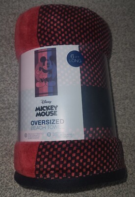 Disney's Mickey Mouse Oversized Beach Towel 36'' X 72''  By The Big One/New