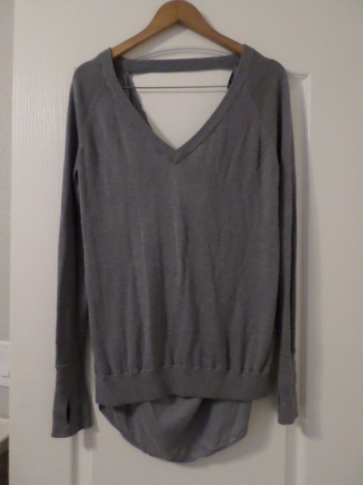 Lululemon Unity Pullover drape contrast back hi l… - image 1