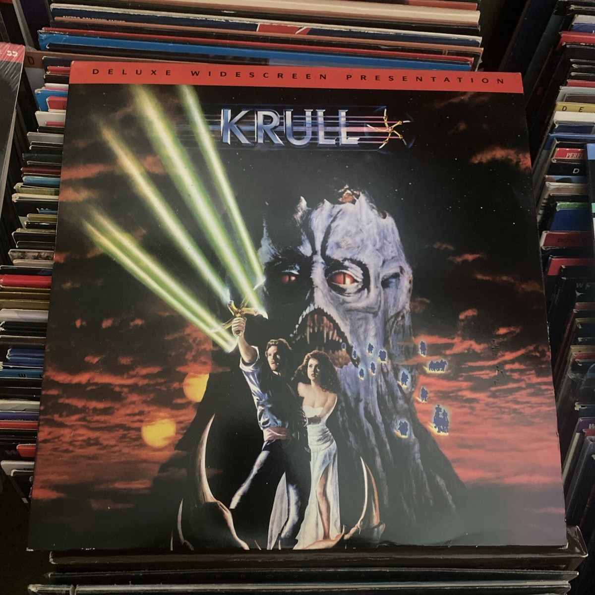 KRULL Laserdisc Deluxe Widescreen Edition 2 Discs, 1983, Sci