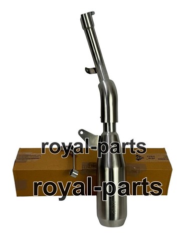 AEW EDGE EXHAUST WITH MID PIPE & CENTER STAND BRACKET FIT FOR R.E GUERRILLA 450 - Picture 10 of 23
