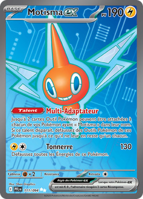 Pokemon Karte Motisma-ex 111/094 Ultra Rare Geisterflammen