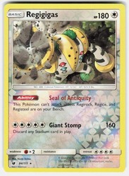 Regigigas 84/111 Crimson Invasion Reverse Holo