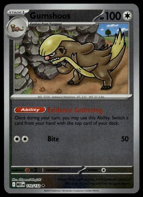 ME01: Mega Evolution #110/132 Gumshoos