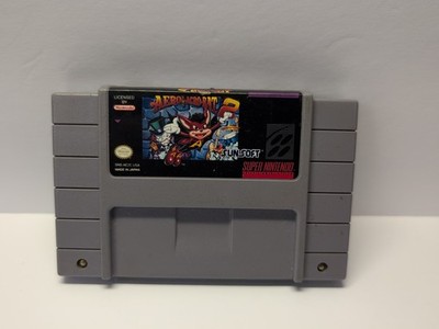 Aero the Acro-Bat 2 SNES Super Nintendo Authentic Tested FAST 