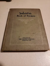 Caloric Company Book Of Recipes 1914 Antique Cookbook Janesville Wisconsin 