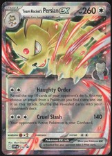 Team Rocket's Persian ex 218 SV: Scarlet & Violet Promo Cards Holo Promo NM EN