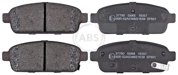 Rear A.B.S. 37790 Brake Pad Set, disc brake for CHEVROLET,OPEL,VAUXHALL