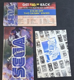 Enemy Zero (Sega Saturn, 1997) w/Manual, Inserts