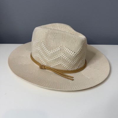 TREASURE & BOND NORDSTROM packable floppy sun hat in ivory combo OS NEW NWT