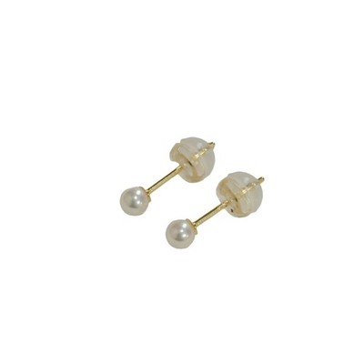 K18YG Akoya Baby Perlen Ohrringe 2,5-3 mm 18 Karat Gold aus Japan