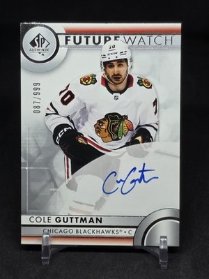 2023-24 Upper Deck SP Authentic Cole Guttman Future Watch Autograph #'d 087/999