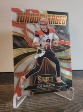2020 Panini Select - Joe Burrow - Turbocharged - #T20 ROOKIE CARD (RC) BENGALS. rookie card picture