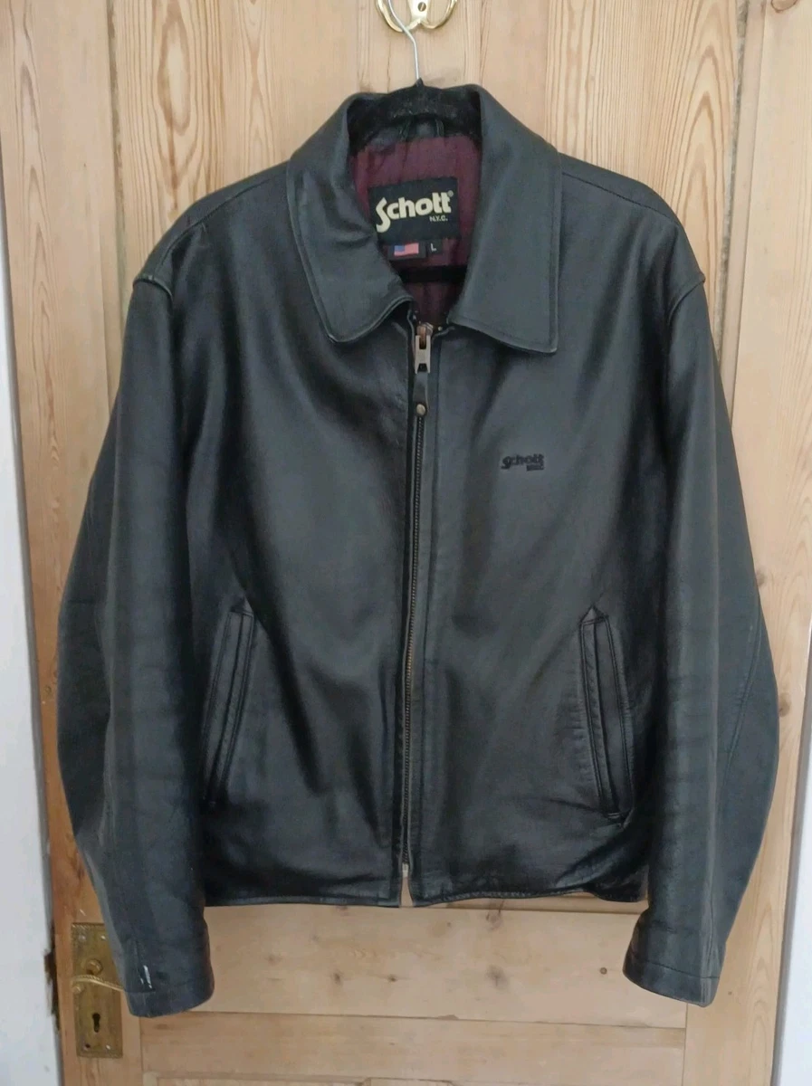 SCHOTT Leather Coats & Jackets for Men for sale | eBay UK