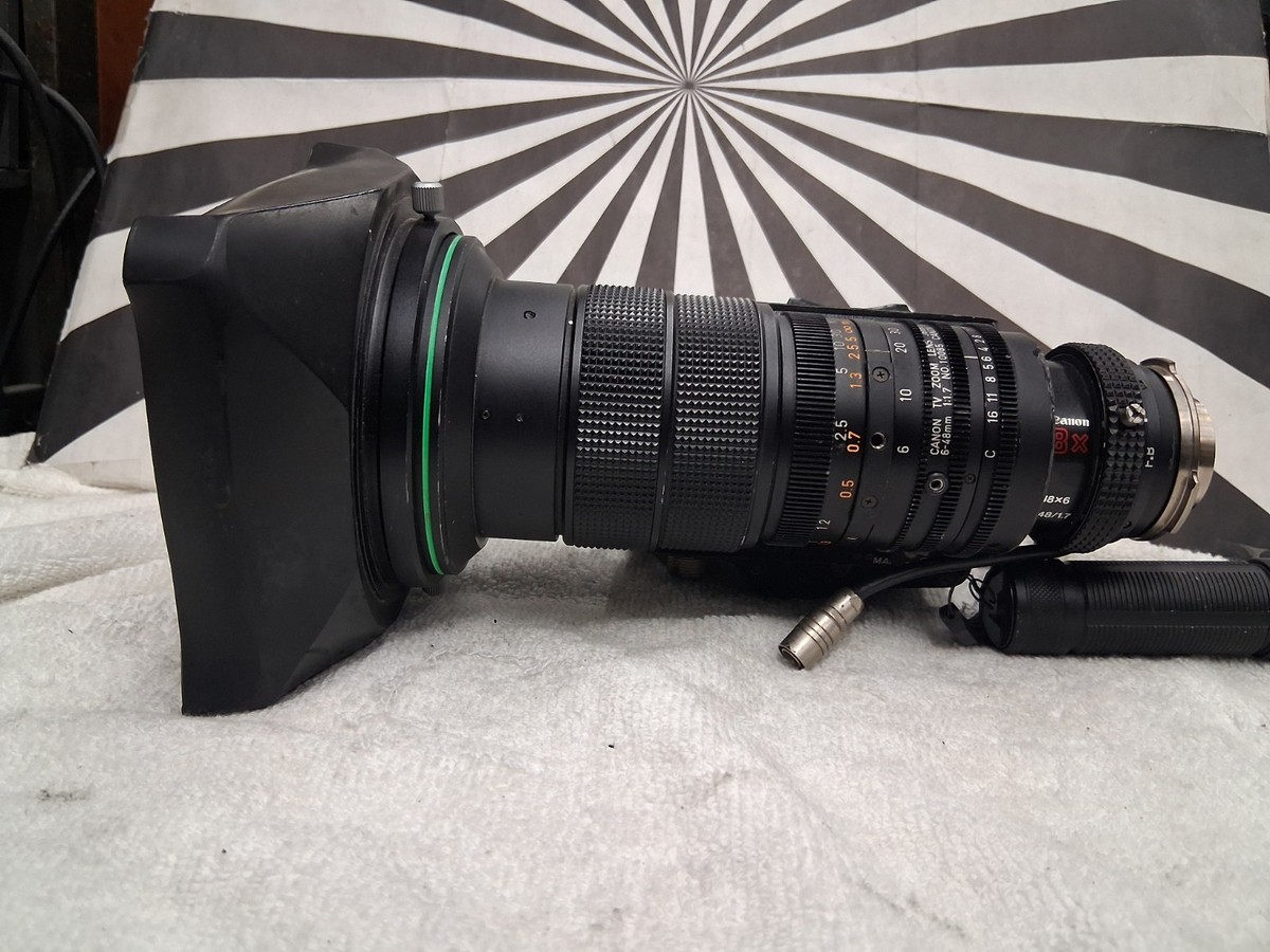 Canon B4レンズ J8x6B 6-48mm F1.7 + MFTアダプター Canon J8x6B4 KSR Wide angle Lens | eBay