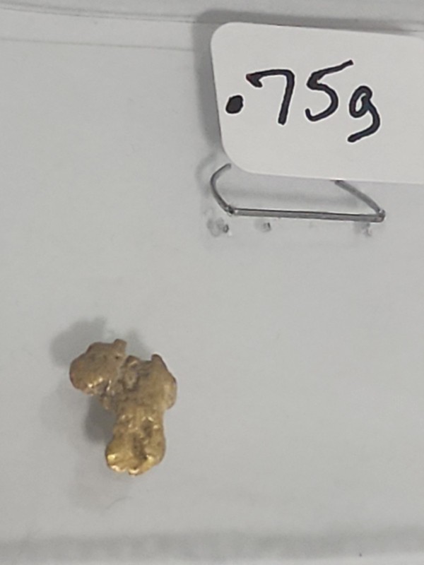 ALASKA GOLD NUGGETS - 0.75 grams - Natural Placer Raw Gold Hi Purity 