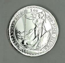 2014 Britannia Horse Privy 1oz Silver Coin .999 Fine Silver