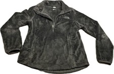 THE NORTH FACE Osito Fleece Jacket 1/4 Zip Pullover Green Womens Size Small