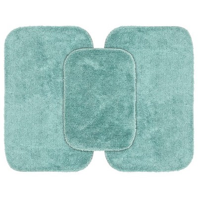 Garland Rug Traditional 3 Piece Nylon Washable Bathroom Set No Lid or Contour