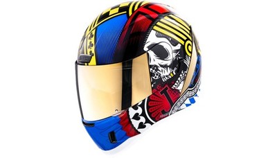Icon Airform MIPS Lucky Lid 5 Helmets XS Blau #0101-18331