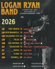 Logan Ryan Band 2026 Tour Poster