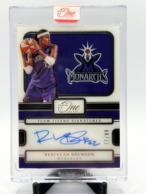 RUTHIE BOLTON Auto /99 2025 Panini One and One WNBA #TTS-RB Sacramento Monarchs