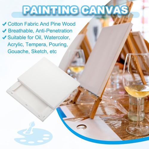 Canvas for Painting, 15 Pack 8x10" Oil Paint Set Art Supplies - Picture 3 of 6