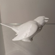 KPM Berlin Porzellanfigur Schimpfender Spatz  Wei&szlig; 1. Wahl Entwurf  Robra 1925