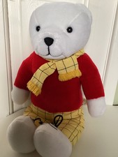 Golden Bear Rupert Bear Vintage Plush Soft Teddy Bear 1992 Rare Collectible