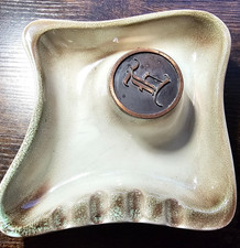 The Hyde Park Ashtray No. 1930 Made in USA With Old English Monogram