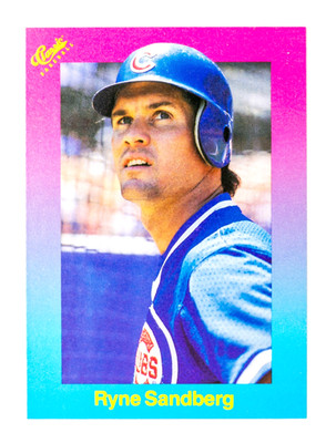 Ryne Sandberg #99 (1989 Classic Update) Pink/Light Blue Travel Ed., Chicago Cubs